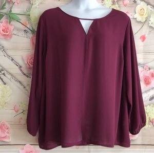 Terra & Sky flowy blouse